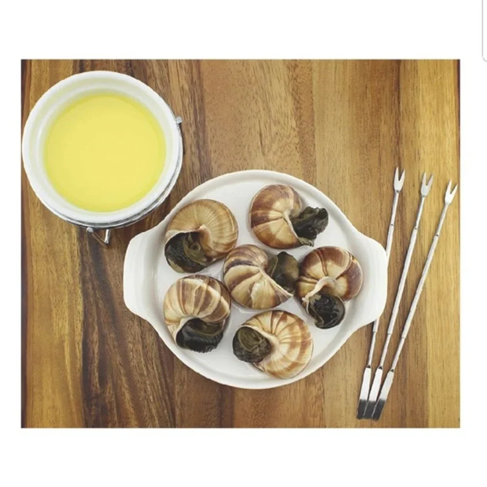 Professional Restaurant Escargot Serving Dish - Bel Terr USA - set (3)